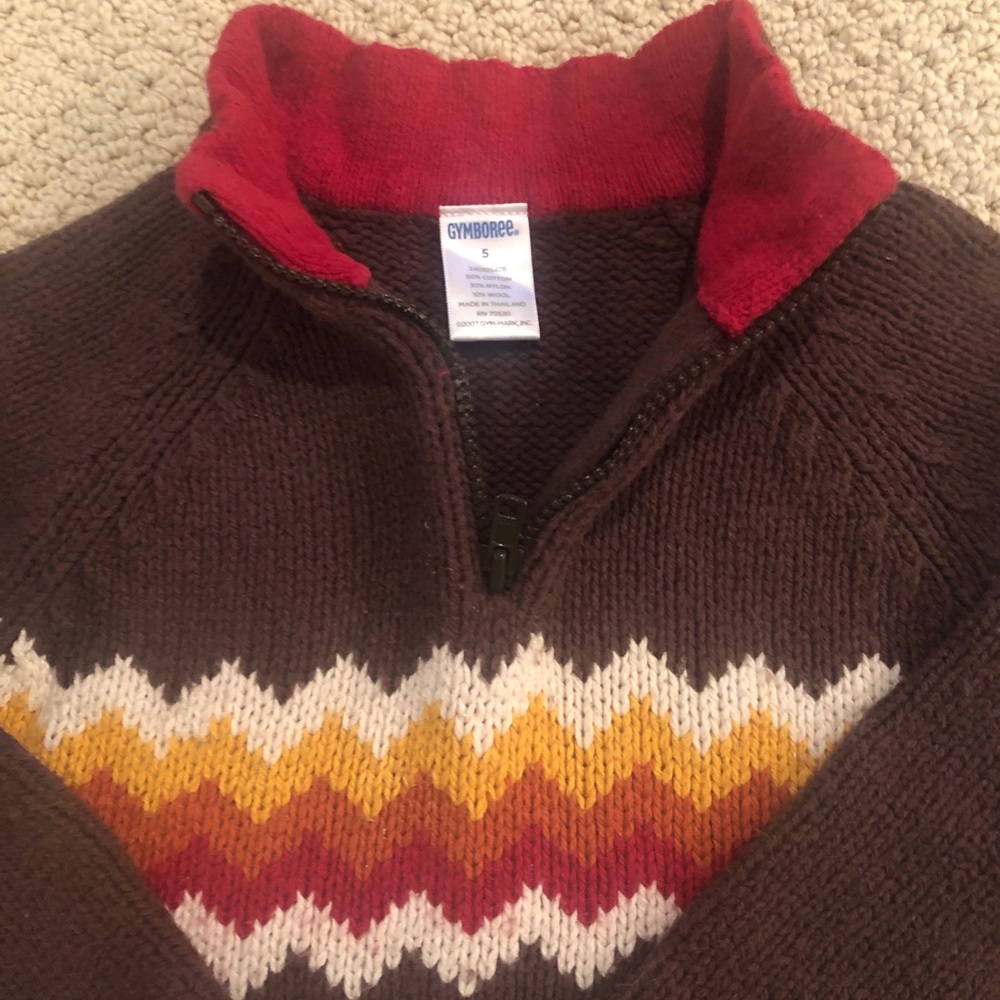 Gymboree Sweater Pullover 1/4 zip